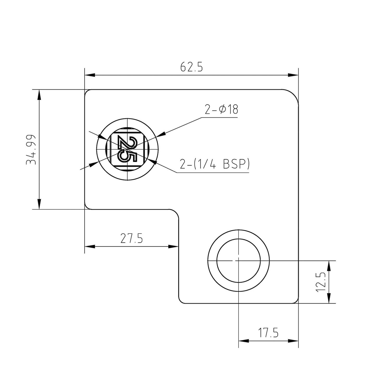 Doos Kniestuk 90⁰ - vierkant - 40 mm (15 stuks)